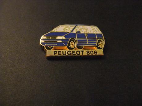 Peugeot 806 MPV blauw